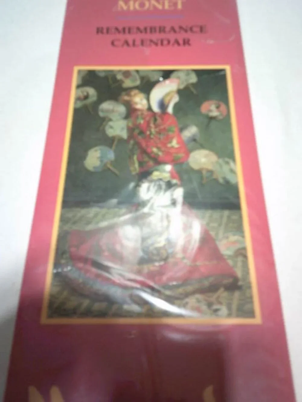 NEW VTG OSCAR CLAUDE MONET REMEMBERANCE CALENDAR MUSEUM OF FINE ARTS, BOSTON 🔥
